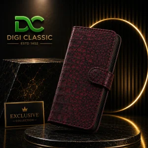 کیف کلاسوری گوشی آیفون 7 پلاس / 8 پلاس ( Iphone 7 Plus / 8 Plus ) چرم طبیعی دست‌دوز جا کارتی